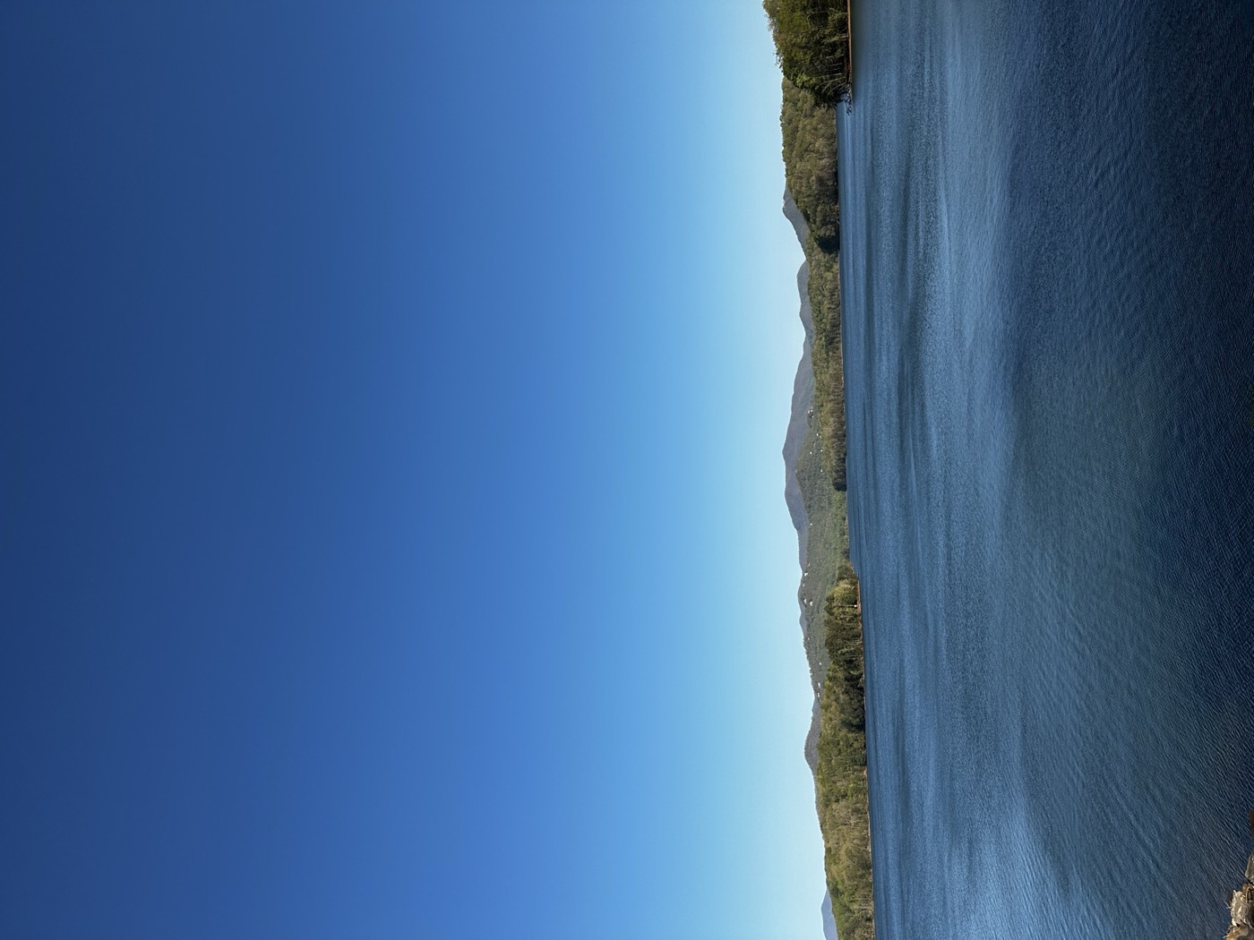 Blue Ridge mountains over Lake Chatuge